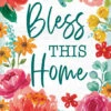 Blessed Floral-Flag Collection -Simply Devine Gifts And Decor Shop 5354FL