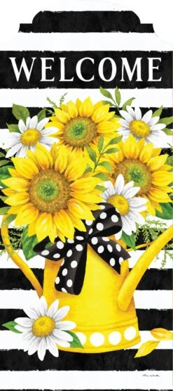 Sunflower Watering Can Flag Collection -Simply Devine Gifts And Decor Shop 5358