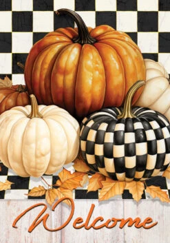 Checkered Pumpkin Flag Collection