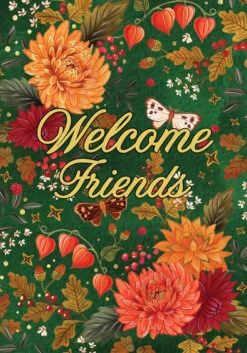 Mums On Green Flag Collection