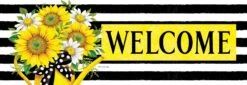 Sunflower Watering Can Flag Collection -Simply Devine Gifts And Decor Shop 5607SS