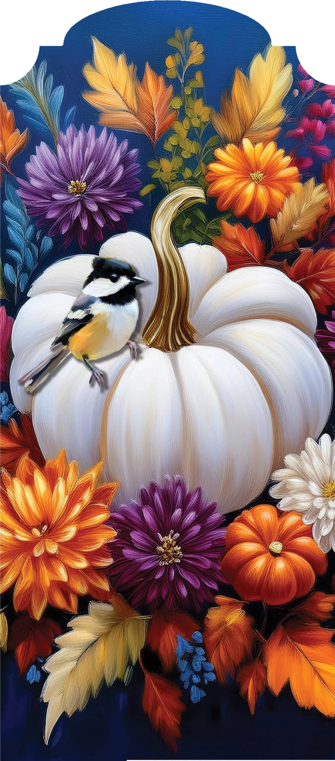 MUMS AND CHICKADEE GARDEN COLLECTION 4 MUMS AND CHICKADEE GARDEN COLLECTION - Image 2