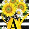 Monogram-Sunflower Watering Can