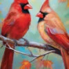 CARDINAL COUPLE GARDEN COLLECTION -Simply Devine Gifts And Decor Shop 5687FL