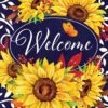 SUNFLOWER PANEL GARDEN COLLECTION -Simply Devine Gifts And Decor Shop 5698FL