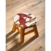 Hand-Carved Acacia Wood Cardinal Footstool 1 Hand-Carved Acacia Wood Cardinal Footstool -Simply Devine Gifts And Decor Shop 59c44 car 2