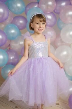 LILAC SEQUINS PRINCESS DRESS