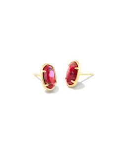 GRAYSON STONE STUD EARRINGS