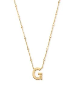 LETTER PENDANT NECKLACE GOLD METAL -Simply Devine Gifts And Decor Shop 605b3be4f910e97bbb05422c24baaf16