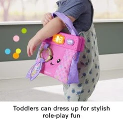 Fisher-Price Laugh & Learn Going Places Learning Purse Baby & Toddler Toy Bag & Accessories -Simply Devine Gifts And Decor Shop 81DqywBU57L. AC SX679