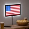LED Wall Decor, Edgelite, Rectangle, American Flag -Simply Devine Gifts And Decor Shop 8led001rt 2