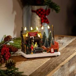 5.5" LED Christmas Tree Farm Table Decor