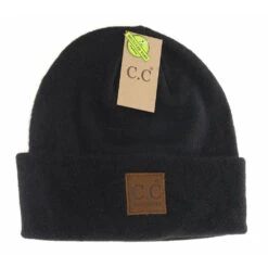 Unisex Soft Ribbed Leather Patch C.C. Beanie -Simply Devine Gifts And Decor Shop B8ED502E CFA3 4F26 BF51 6D5F04926BB2