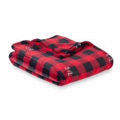 Buffalo Check Plush Throw Blanket -Simply Devine Gifts And Decor Shop Buffalo Check Plush Throw Blanket 04261EHT 02 lg