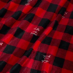 Buffalo Check Plush Throw Blanket -Simply Devine Gifts And Decor Shop Buffalo Check Plush Throw Blanket 04261EHT 03 lg