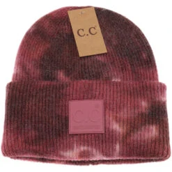 Tie Dye C.C. Beanie With Rubber Patch -Simply Devine Gifts And Decor Shop C08C2D4D E99E 476D 86E3 9469DC24037C