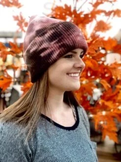 Tie Dye C.C. Beanie With Rubber Patch -Simply Devine Gifts And Decor Shop CC8CBFB0 22CE 47C8 8D49 174317916D8A