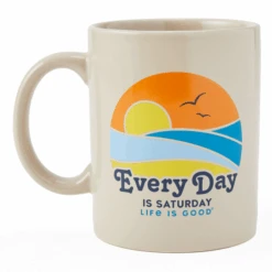 Clean Every Day Is Saturday Ocean Sun Jake's Mug
