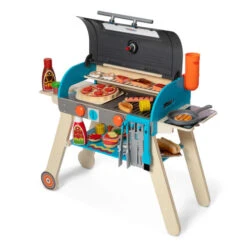 Deluxe Grill & Pizza Oven Play Set -Simply Devine Gifts And Decor Shop Deluxe Grill Pizza Oven Playset 030608 1 Detail Photo