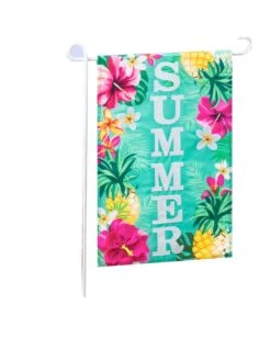 Stacked Tropical Summer Linen Flag Collection
