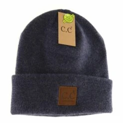 Unisex Soft Ribbed Leather Patch C.C. Beanie -Simply Devine Gifts And Decor Shop HTM902105 2542x a85ae0c4 76a2 42be b78f 835767b61bb3