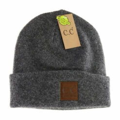 Unisex Soft Ribbed Leather Patch C.C. Beanie -Simply Devine Gifts And Decor Shop HTM902106 1024x1024 e1e436bc 7be0 4719 9bfc a00df5090ca0