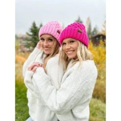 Lattice Knit Cuff C.C Beanie