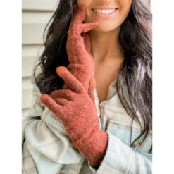 Soft Recycled Yarn Gloves