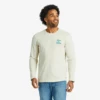 Clean Radiating Sun Long Sleeve Crusher Tee