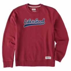 LIG Ballyard Script Simply True Fleece Crew