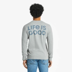 LIG Wordmark Stack Long Sleeve Crusher Tee -Simply Devine Gifts And Decor Shop Mens LIG Wordmark Stack Long Sleeve Crusher Tee 115362 1 lg