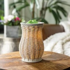 Gray Washed Wicker Illumination Fragrance Warmer -Simply Devine Gifts And Decor Shop RWGWW LivingRoom LR 46125.1671214196.1280.1280 536x536 1