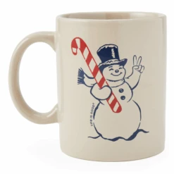 Retro Peace Snowman Jake's Mug