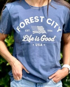 CRUSHER-LITE T LIFE IS GOOD FOREST CITY