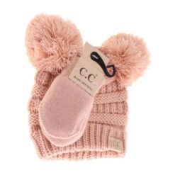 BABY Solid Knit Double Pom C.C Beanie With Mitten SET -Simply Devine Gifts And Decor Shop Untitleddesign 2022 10 06T093529.429 1080x 0f785151 7134 4752 8562 b4b1a1dc1446