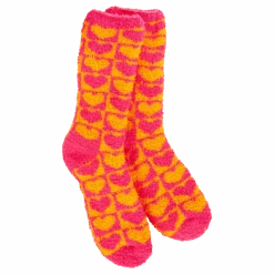 Knit Pickin' Fireside Crew -Simply Devine Gifts And Decor Shop WKPFIR 802 CheckardHeartMulti