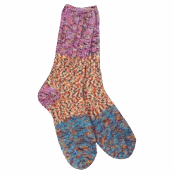 Weekend Ragg Crew -Simply Devine Gifts And Decor Shop WRAGGCRW 726 FiestaCB Multi