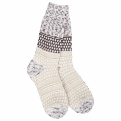 Weekend Gallery Textured Crew -Simply Devine Gifts And Decor Shop WS77724 118 CookieDoughMulti 1