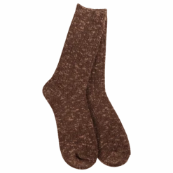 Weekend Cotton Slub Marled Crew