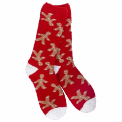 Holiday Christmas Cozy Crew -Simply Devine Gifts And Decor Shop WSCZCRW 629 GingerbreadManRed