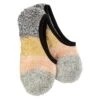 Cozy Colorblock Footsie -Simply Devine Gifts And Decor Shop WSCZFT 064 BLACKMULTI
