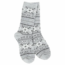 Holiday Mini Crew -Simply Devine Gifts And Decor Shop WSHMICRW 307 FairIsleGrey