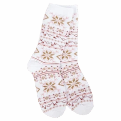 Holiday Mini Crew -Simply Devine Gifts And Decor Shop WSHMICRW 899 FairIsleWhiteMulti