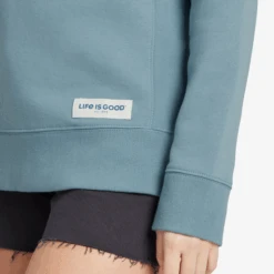 Women's DWYL Vintage Coin Simply True Fleece Crew -Simply Devine Gifts And Decor Shop Womens DWYL Vintage Coin Simply True Fleece Crew 99642 4 lg