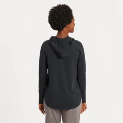 Women's Solid Crusher-FLEX Hoodie Tunic -Simply Devine Gifts And Decor Shop Womens Solid CrusherFLEX Hoodie Tunic 87673 2 lg