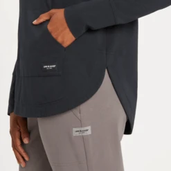 Women's Solid Crusher-FLEX Hoodie Tunic -Simply Devine Gifts And Decor Shop Womens Solid CrusherFLEX Hoodie Tunic 87673 3 lg