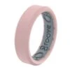 Women's Edge Thin Groove Ring -Simply Devine Gifts And Decor Shop Womens Edge Rose Quartz 03