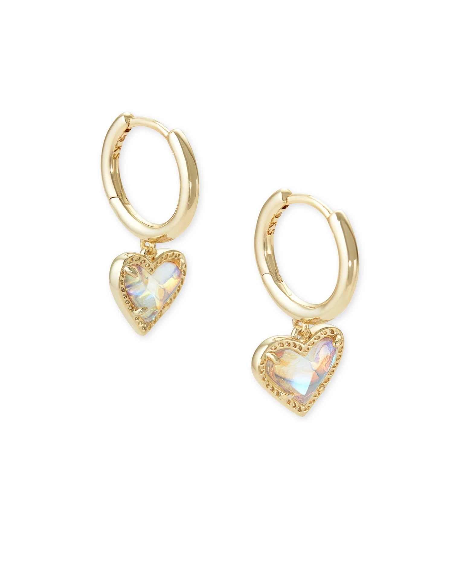 Ari Heart Huggie Earrings 6 Ari Heart Huggie Earrings - Image 4