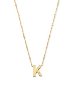 LETTER PENDANT NECKLACE GOLD METAL -Simply Devine Gifts And Decor Shop b3f8c04b9d2eafd4263134263a0135c3