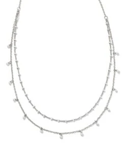 EVE MULTI STRAND NECKLACE WHITE MIX -Simply Devine Gifts And Decor Shop bf28904c5ab25e716f774dc5ac52958a